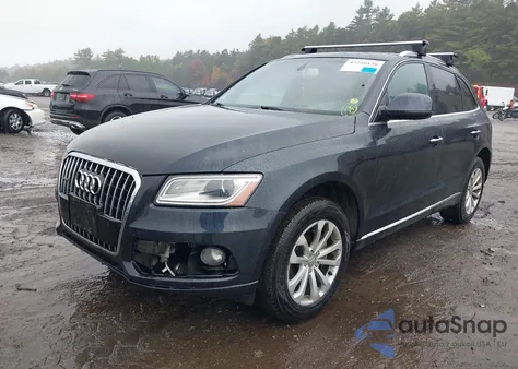 2016 Audi Q5 2.0T Premium из США, поврежденный, VIN WA1L2AFP3GA121301